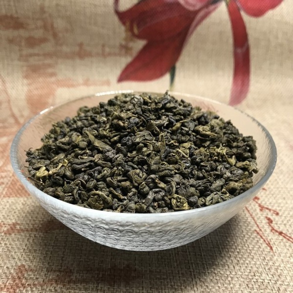 Чай зелений листовий "Ганпаудер"