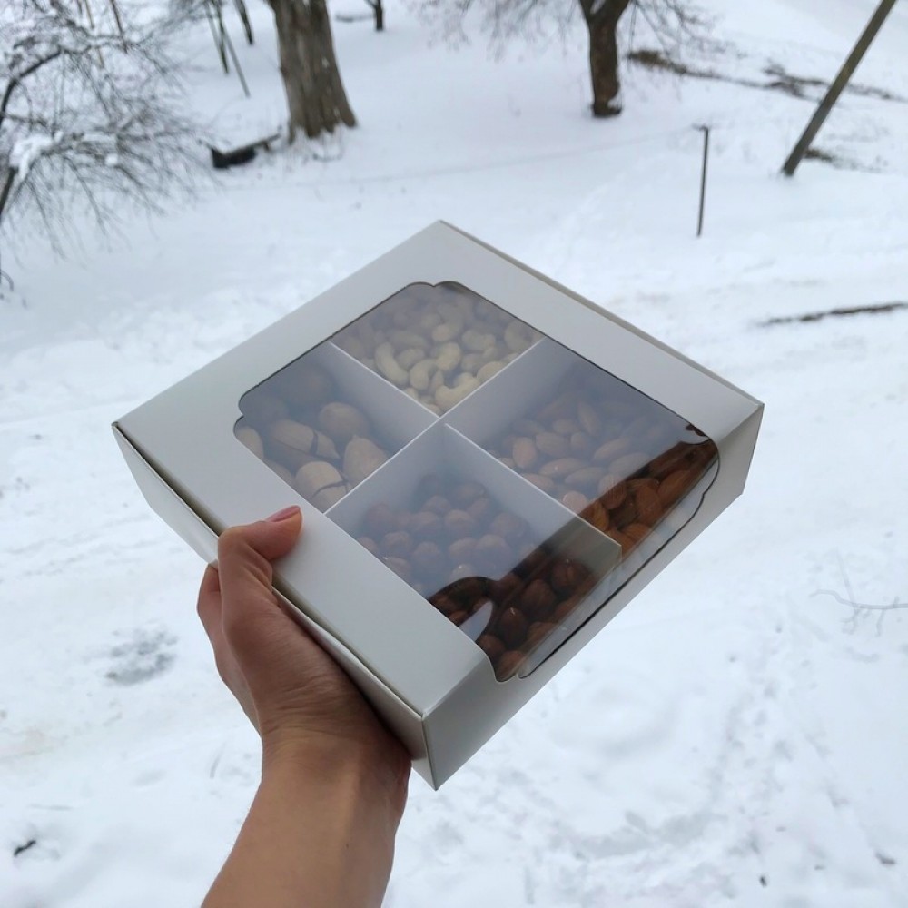 Подарункова коробка горіхів 800г - фото 2 