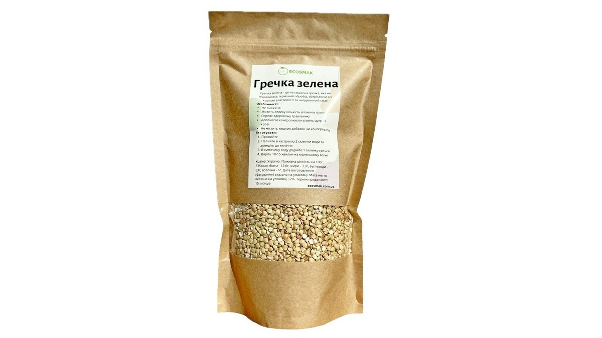 Почему стоит заказать зелёную гречку в Ecosmak